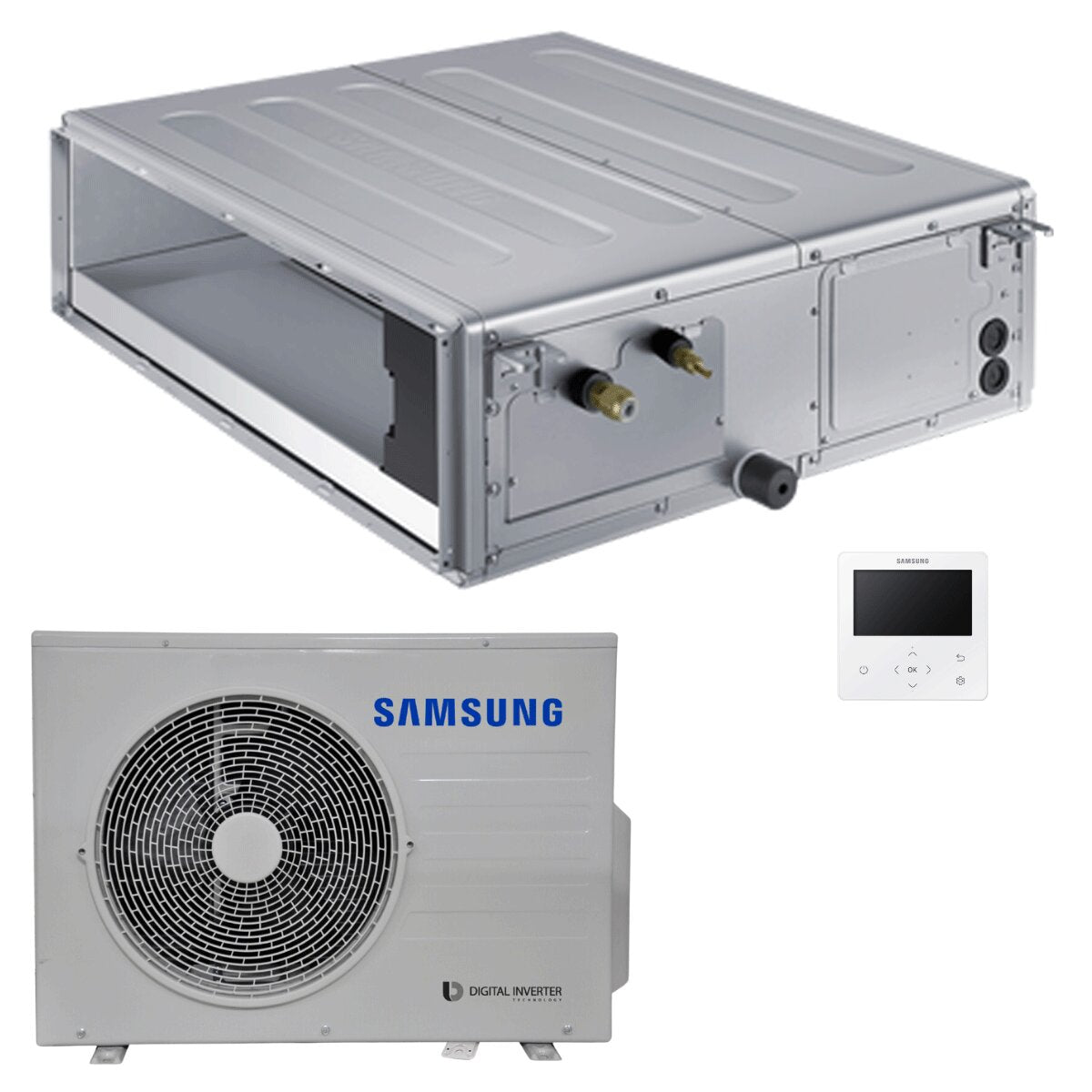 Samsung Kanalklimagerät mittlerer Leistung 18000 BTU Inverter A++ Außengerät 5 kW gewerblich