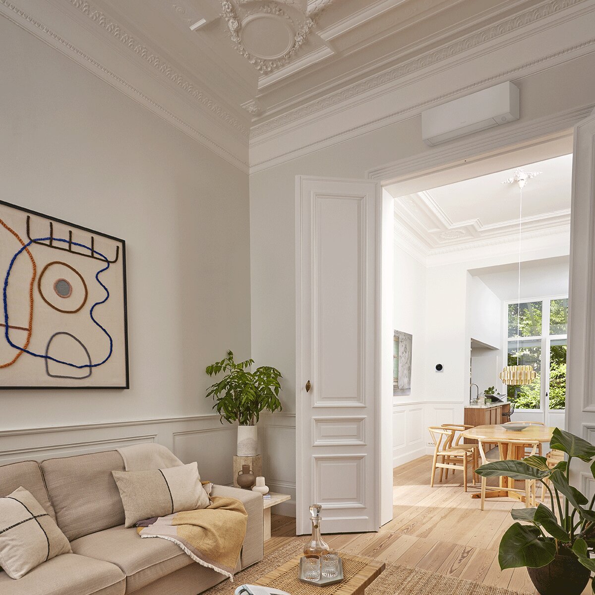 Climatiseur trial split Daikin Perfera All Seasons 7000+7000+12000 BTU inverseur A+++ unité extérieure wifi 5 kW