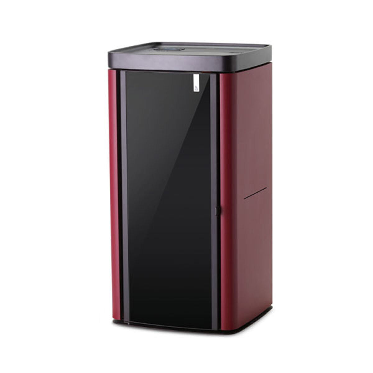 Poêle multi-combustibles Girolami Soft 18 Bordeaux, 18 kW, kit hydro + ECS
