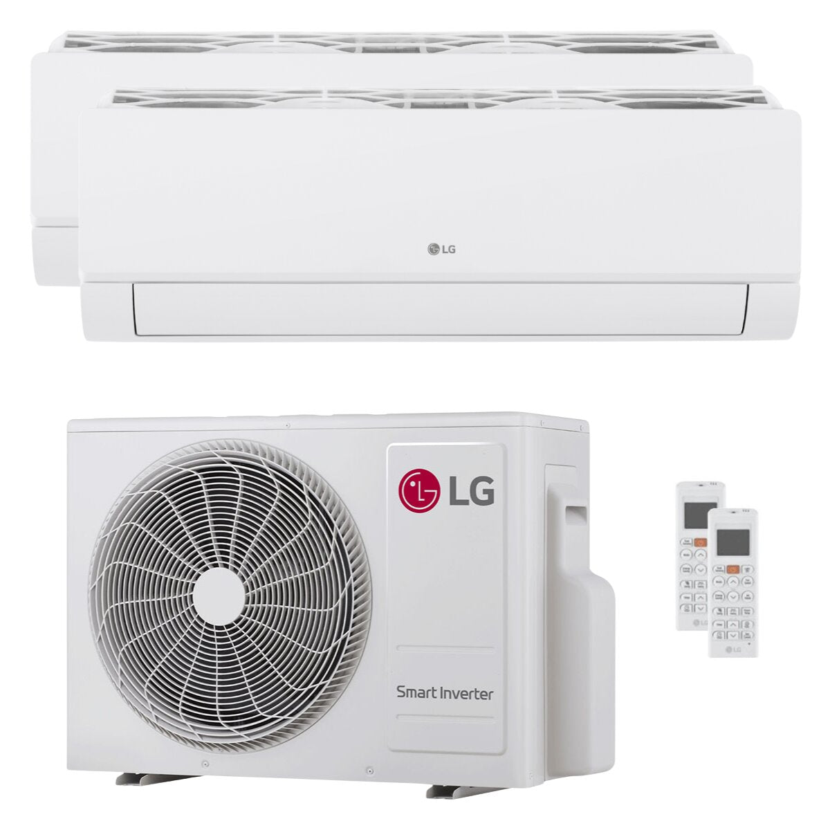 LG DUALCOOL Libero Smart dual split air conditioner 12000+12000 BTU inverter A+++ wifi external unit 5.3 kW