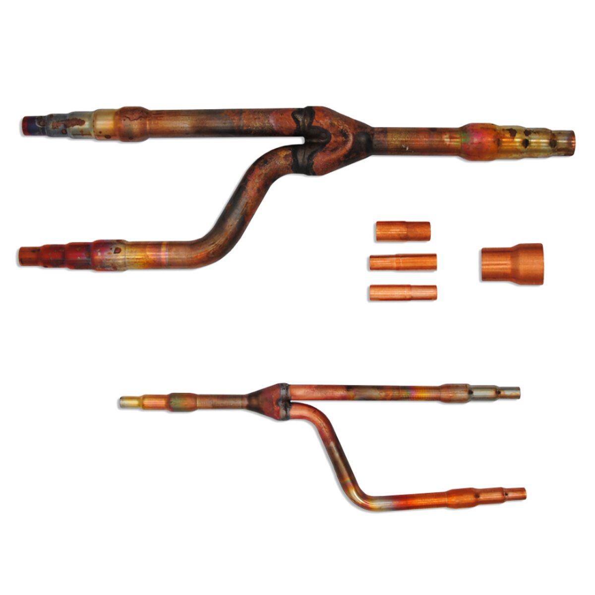 Tecnogas Y-shaped copper branch - for refrigeration piping circuits of VRV and VRF air conditioning systems