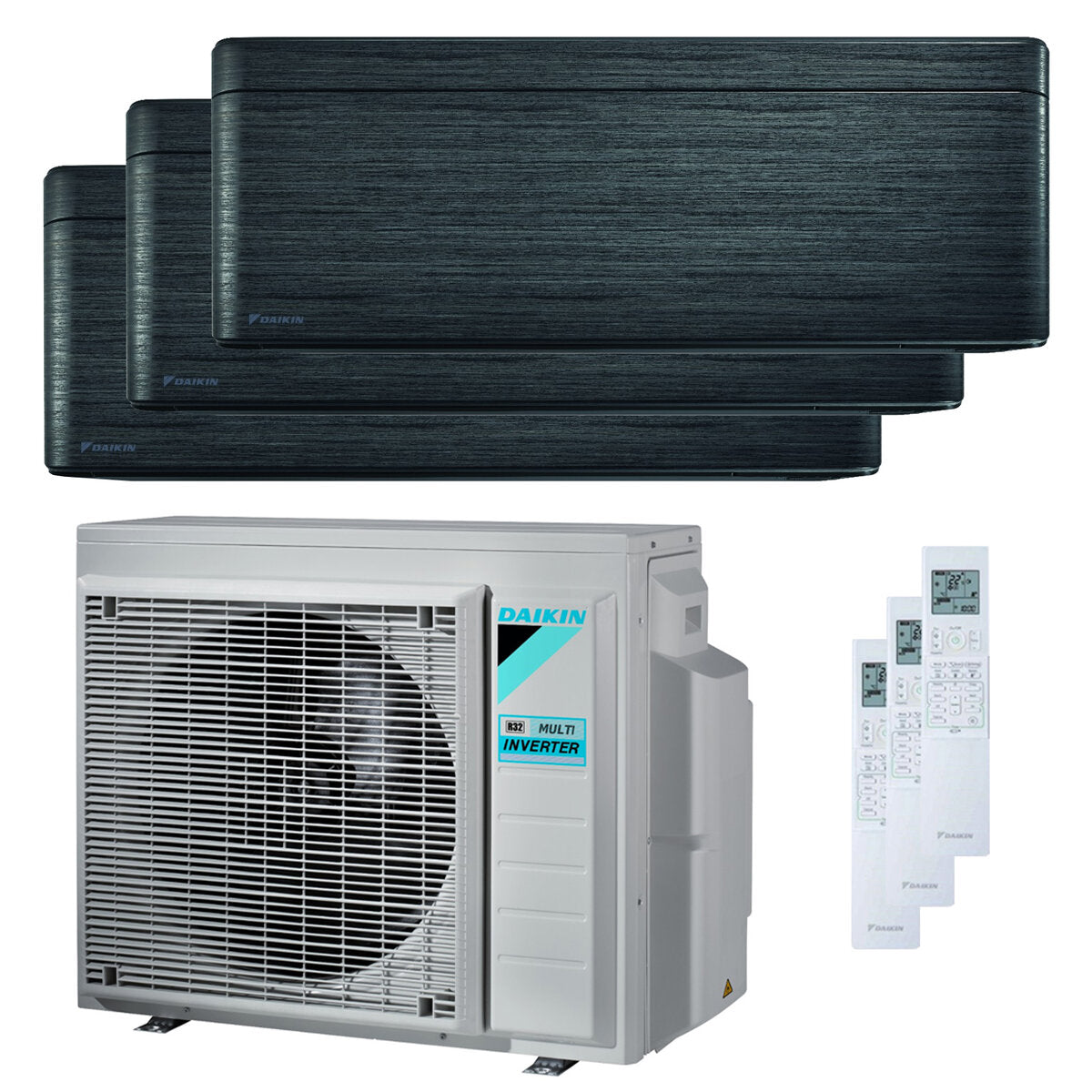 Climatiseur split d&#39;essai Daikin Stylish 5000 + 9000 + 15000 BTU onduleur A +++ unité extérieure wifi 5,2 kW