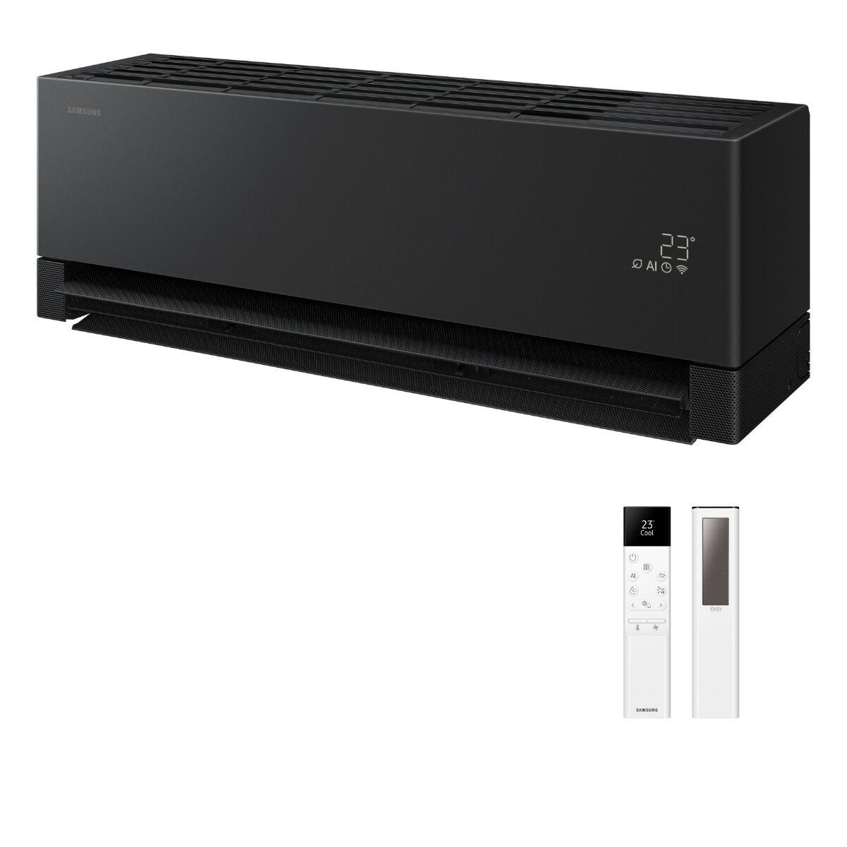 Samsung WindFree Première Penta Split-Klimaanlage 7000+7000+9000+9000+12000 BTU Inverter A++ WLAN-Außeneinheit 10 kW Speckstein-Kohle