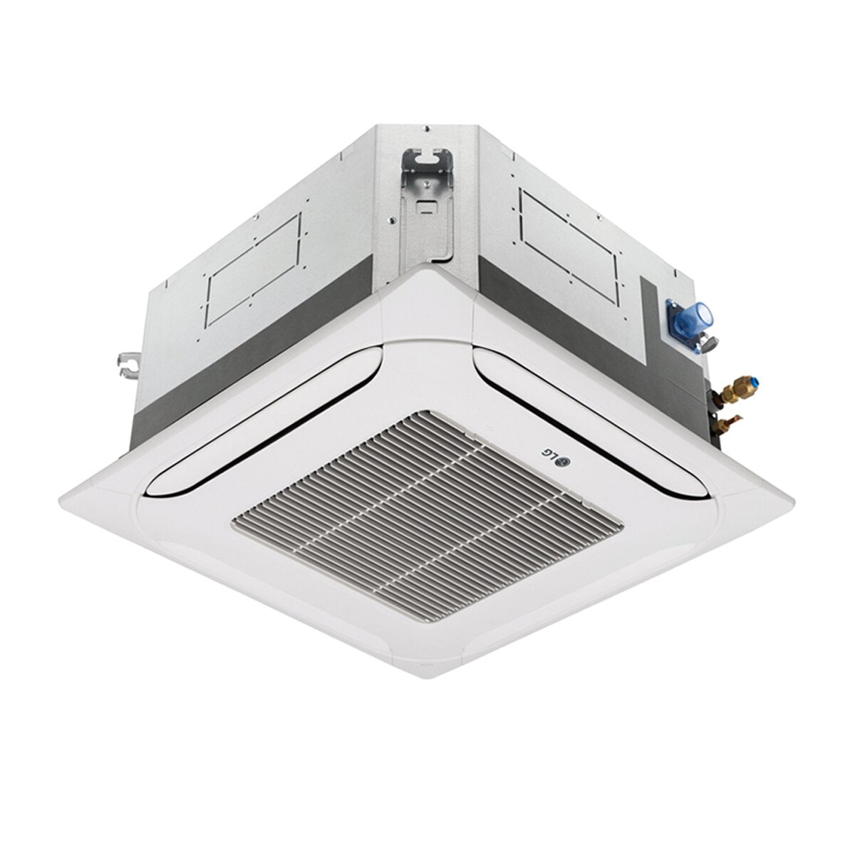 LG 4-Wege-Kassettenklimaanlage, LG Dual-Split-System, 9000 + 18000 BTU Inverter, A+++ Außengerät, 5,3 kW 