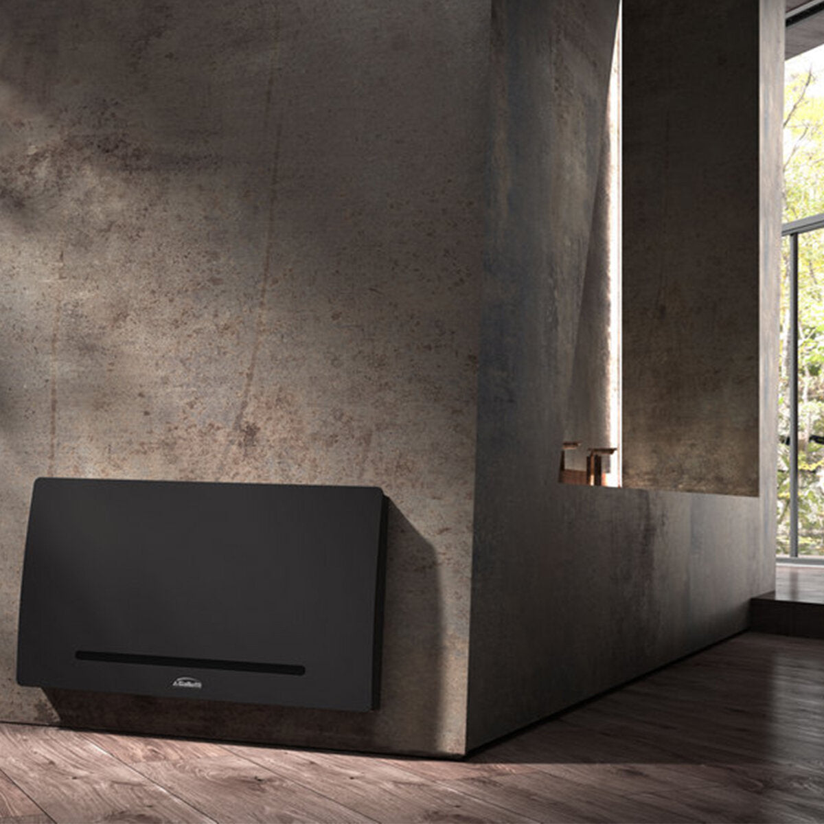 Galletti ART-U Metallic Skin Black 40 fan coil 3.21 - 3.12 kW black