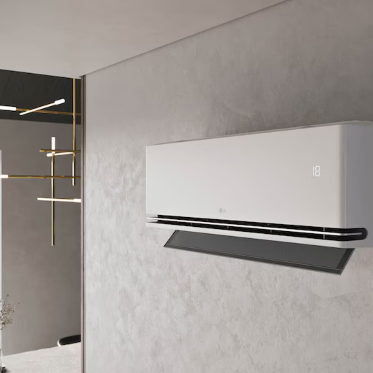 LG DUALCOOL Deluxe AI trial split air conditioner 9000+9000+9000 BTU inverter A+++ wifi external unit 5.3 kW