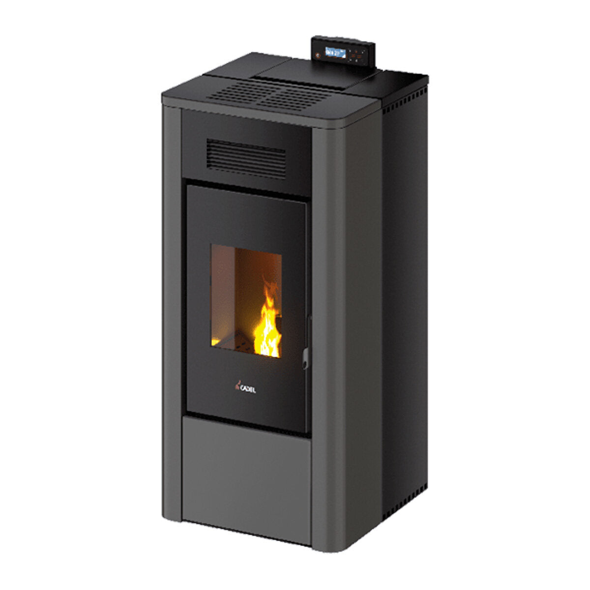 Cadel River Idro 16 Wasserpelletofen 16,1 kW WiFi Anthrazit