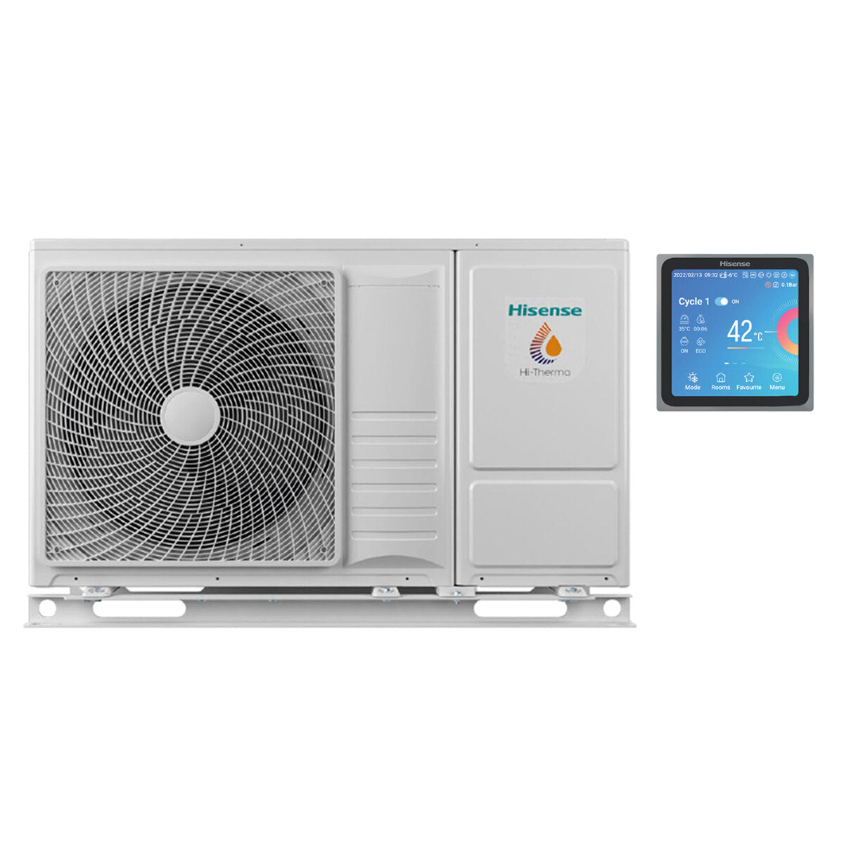 Pompe à chaleur air-eau Hisense Hi-Therma 8 kW monophasée R32 A++