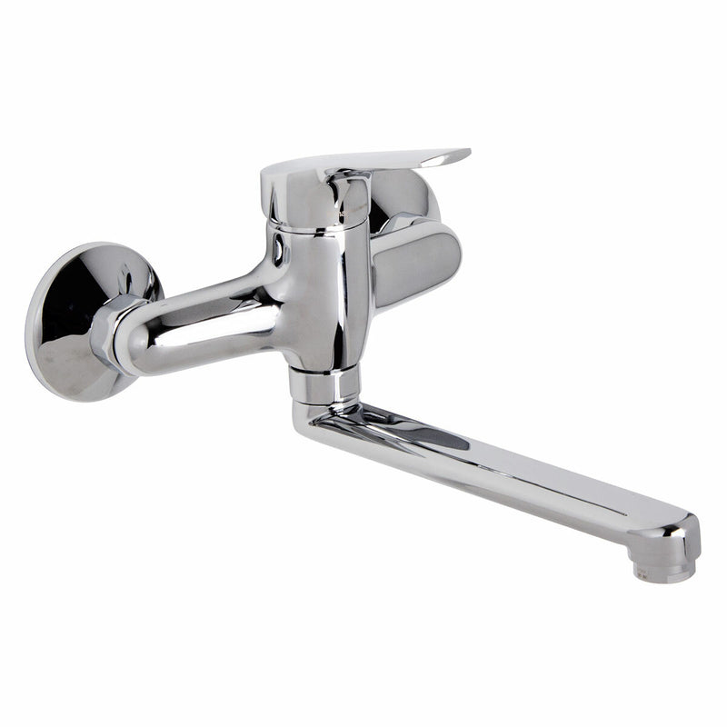 Fima Carlo Frattini Series 4 wall-mounted sink mixer with swivel spout
