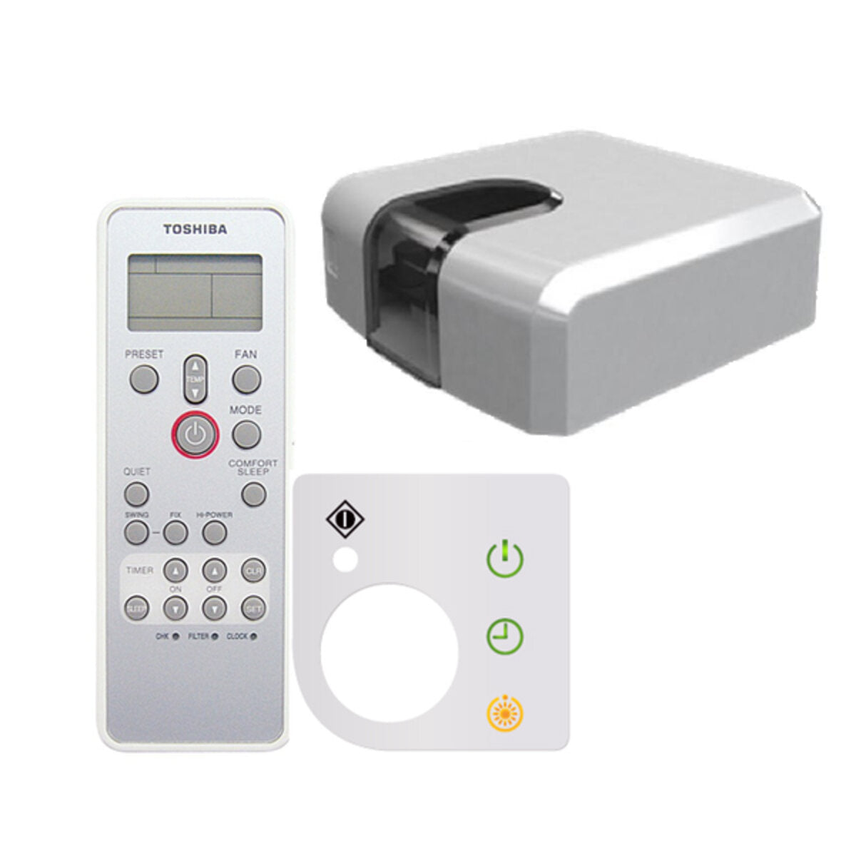 Toshiba remote control + command + ir receiver kit for 4-way compact cassette