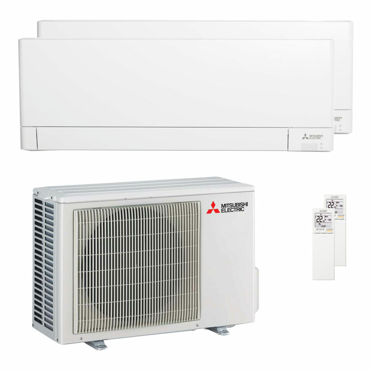 Mitsubishi Electric air conditioner AY Series dual split 9000+9000 BTU inverter A++ wifi outdoor unit 4.2 kW