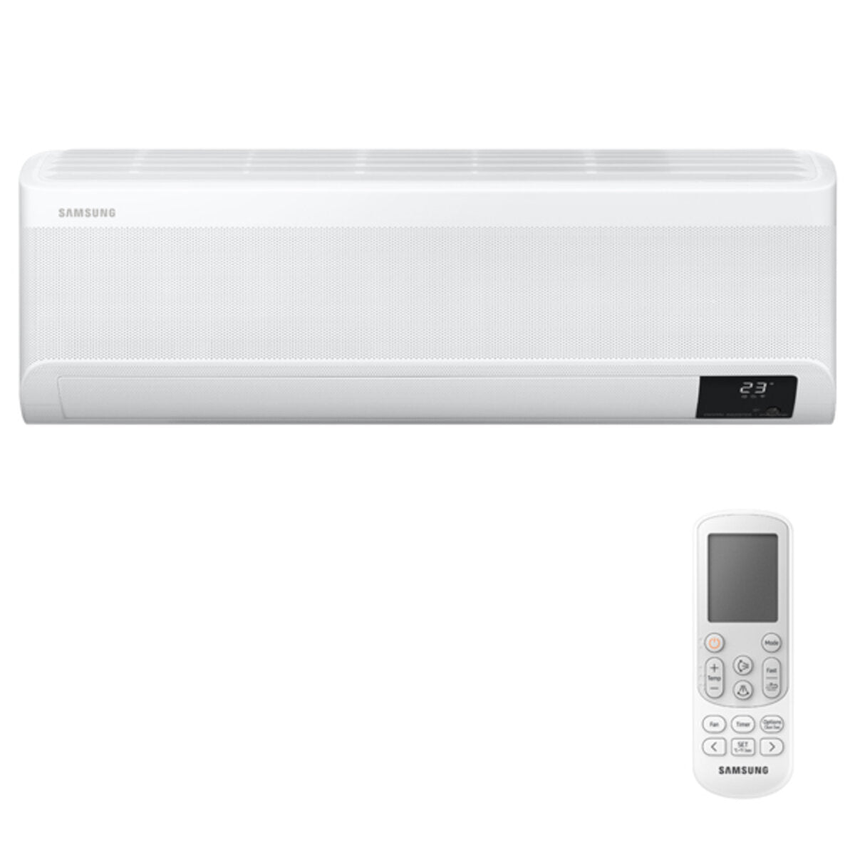 Climatiseur sans vent Samsung Avant penta split 7000 + 12000 + 12000 + 12000 + 12000 BTU onduleur A ++ unité extérieure wifi 10,0 kW