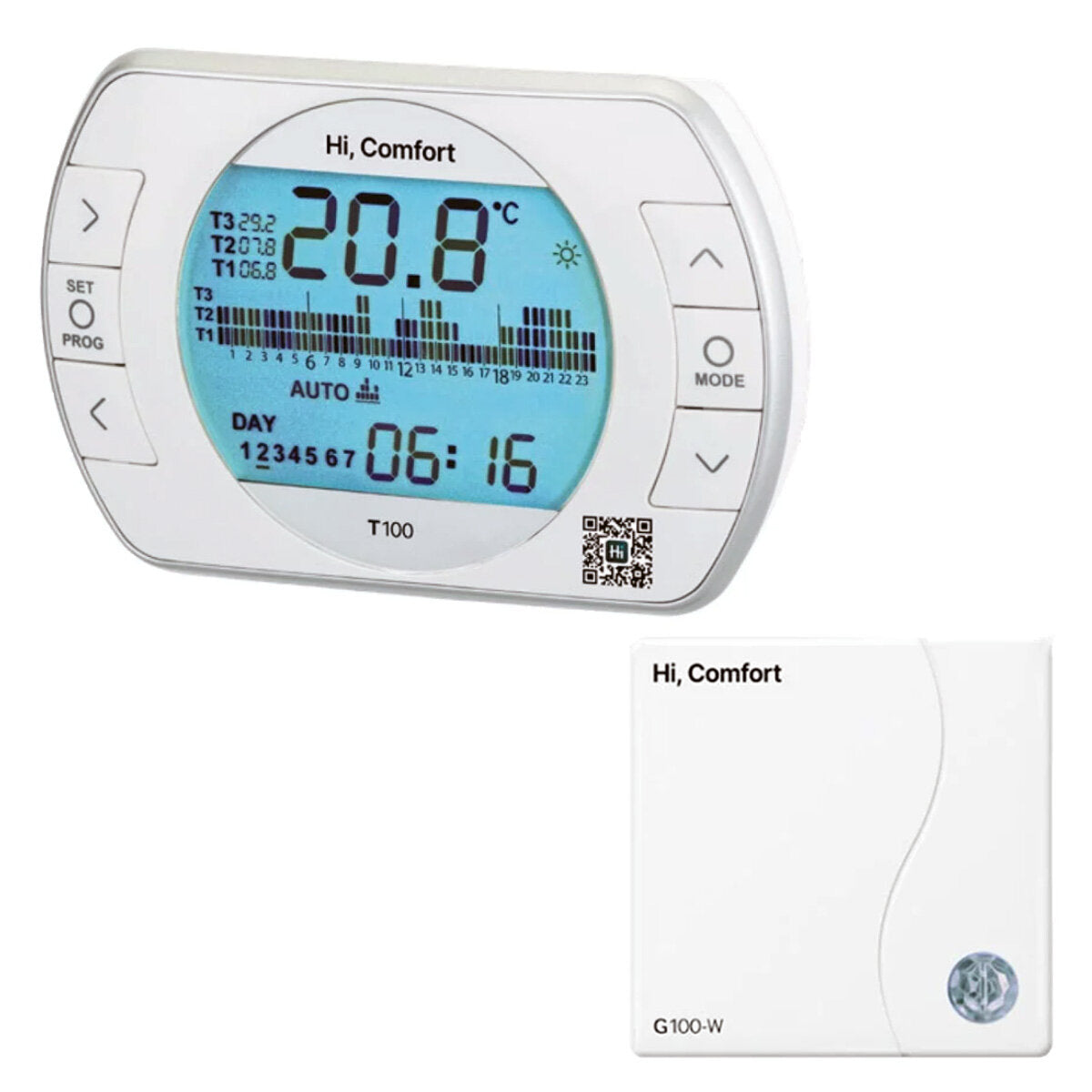 Beretta Hi Comfort T100 WiFi fortschrittlicher Zeitthermostat