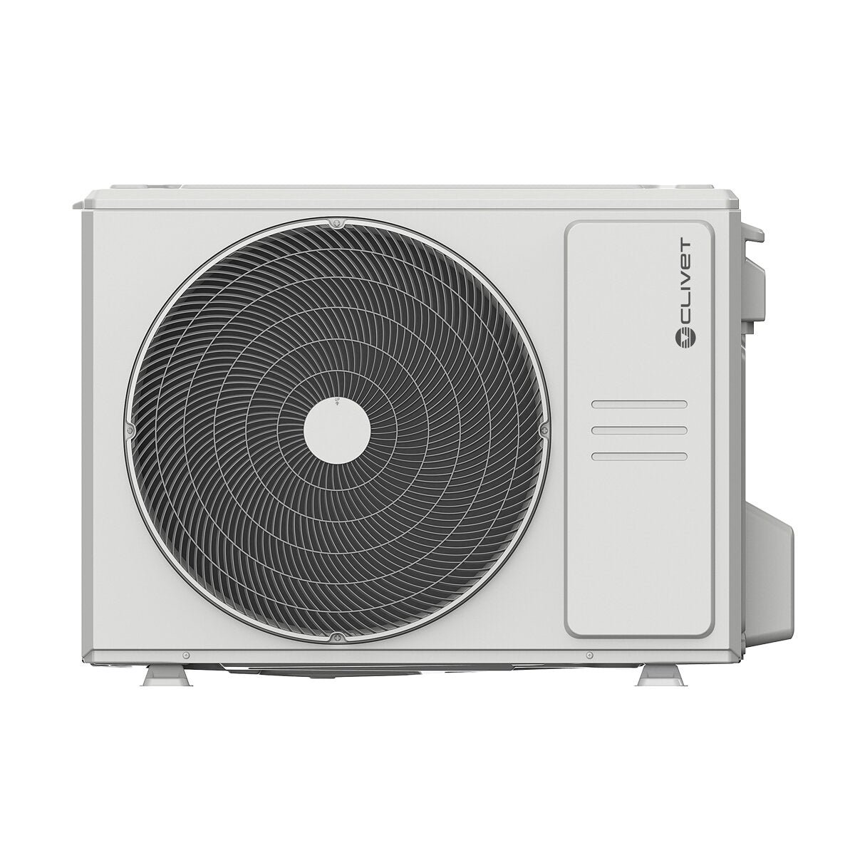 Clivet BOX 2 Klimaanlage 650x650 4-Wege-Test-Split-Kassette 9000+9000+12000 BTU Inverter A++ Außeneinheit 6,2 kW