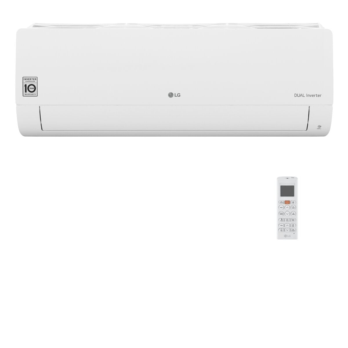 LG Libero Smart Dual-Split-Klimaanlage 9000+12000 BTU Inverter A+++ Außeneinheit 4,1 KW 