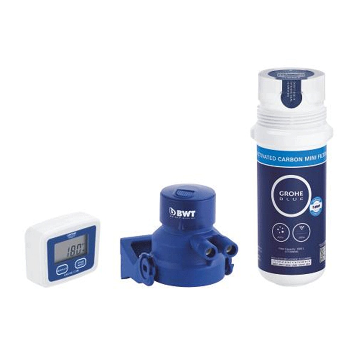 Purificateur d'eau Grohe Blue Pure Minta - kit mitigeur évier cuisine + filtre