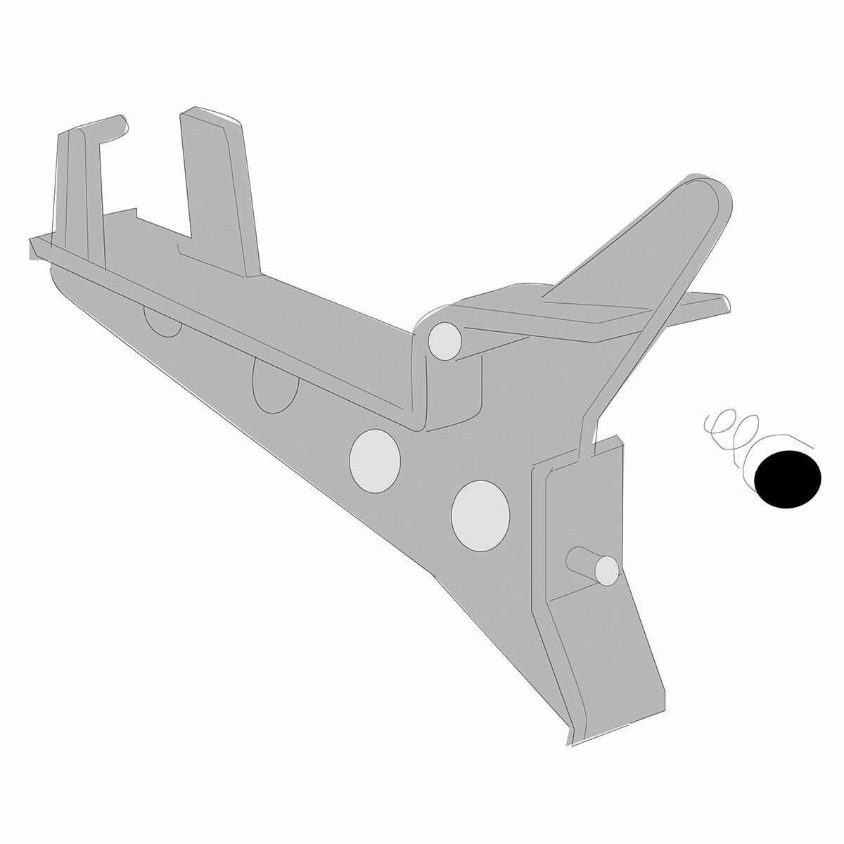 Valsir plate control lever for Medusa