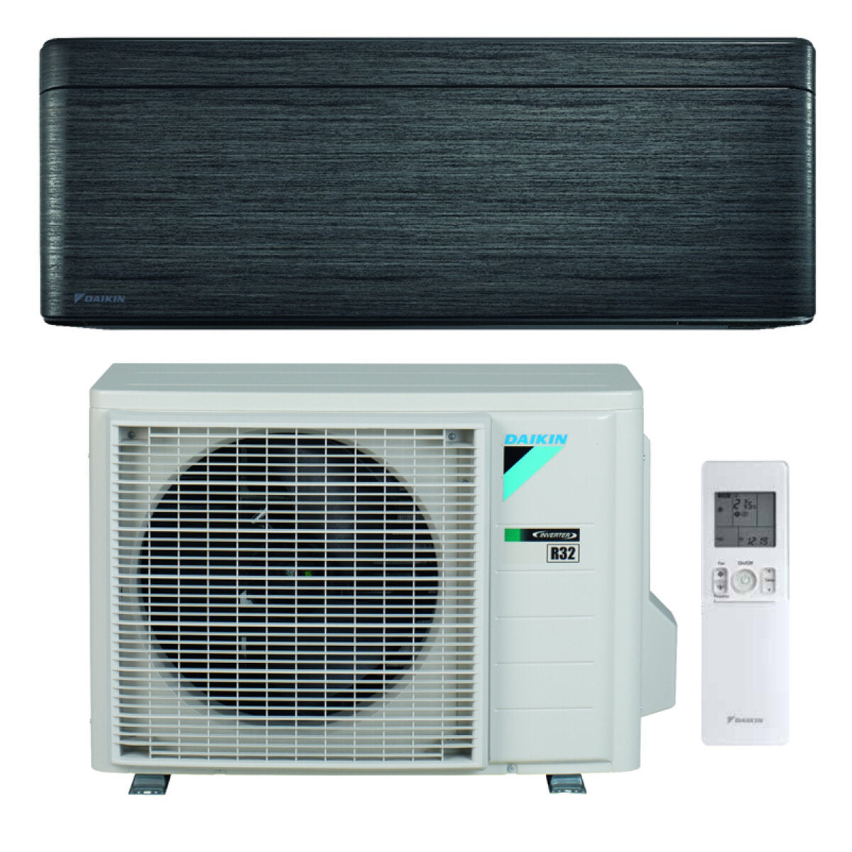 Daikin Stylish New Real Blackwood Klimaanlage 7000 BTU R32 Inverter A +++ WLAN