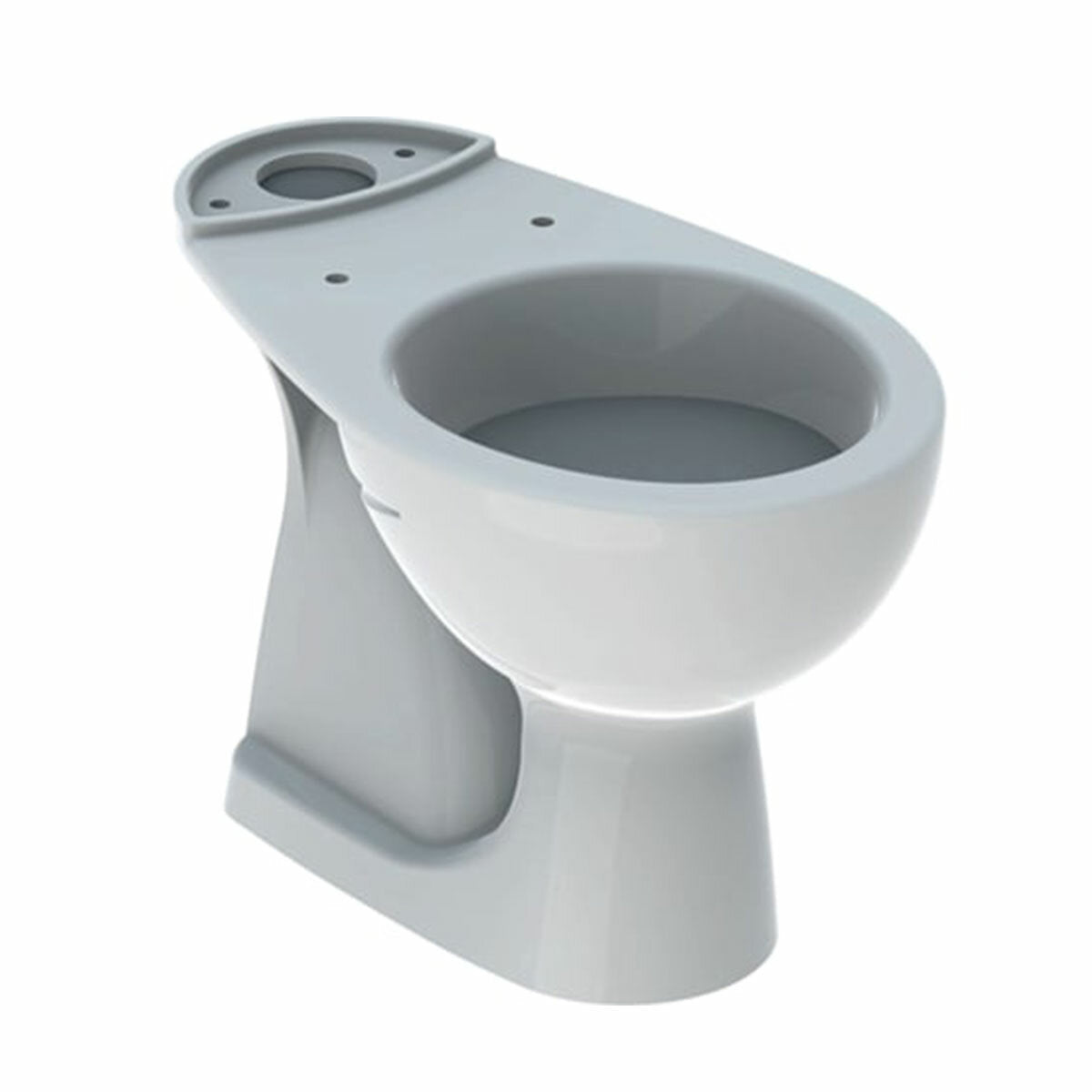 Geberit Colibrì Stand-WC für Monoblock-Spülkasten mit Bodenablauf