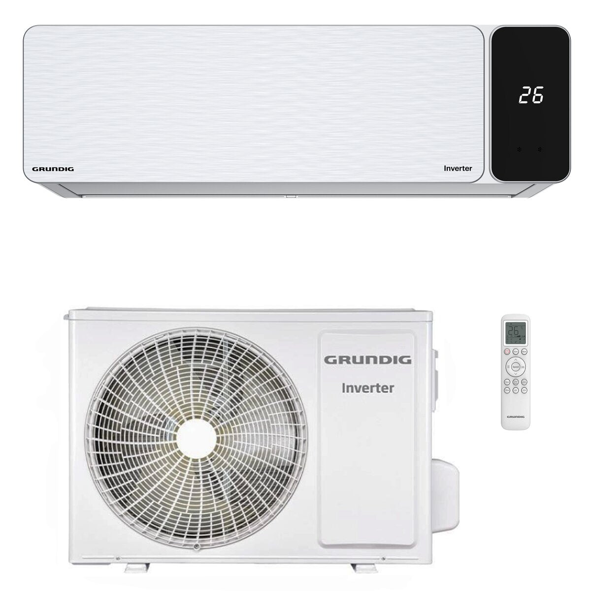 Grundig PROLOGUE GR-9 12000 BTU R32 Inverter WiFi A+++/A++ Klimaanlage