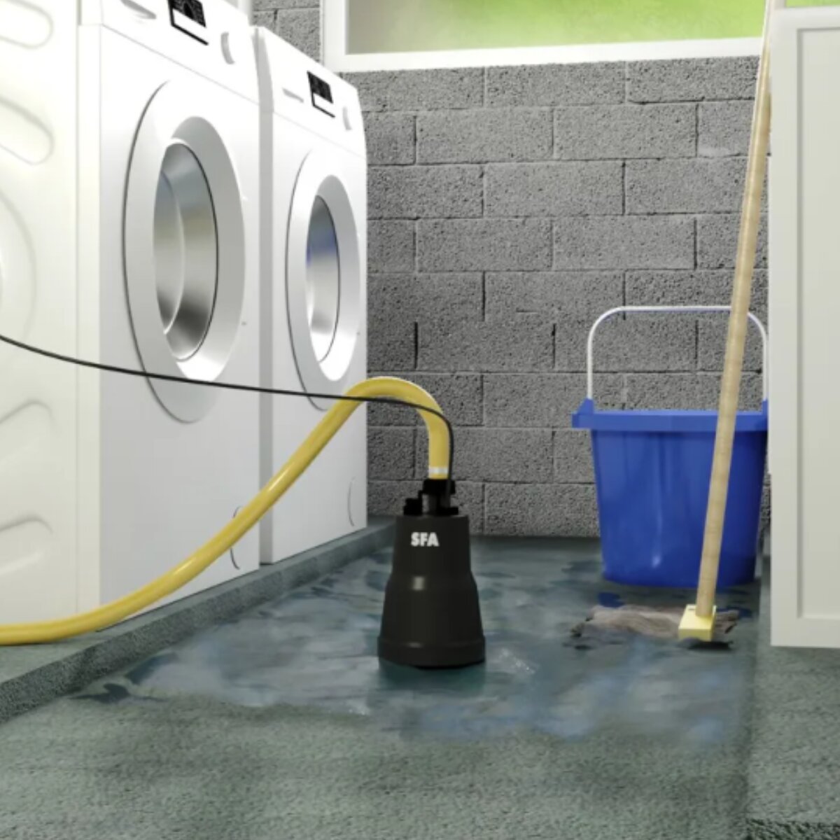 SFA Sunipuddle submersible pump for clear water and drainage