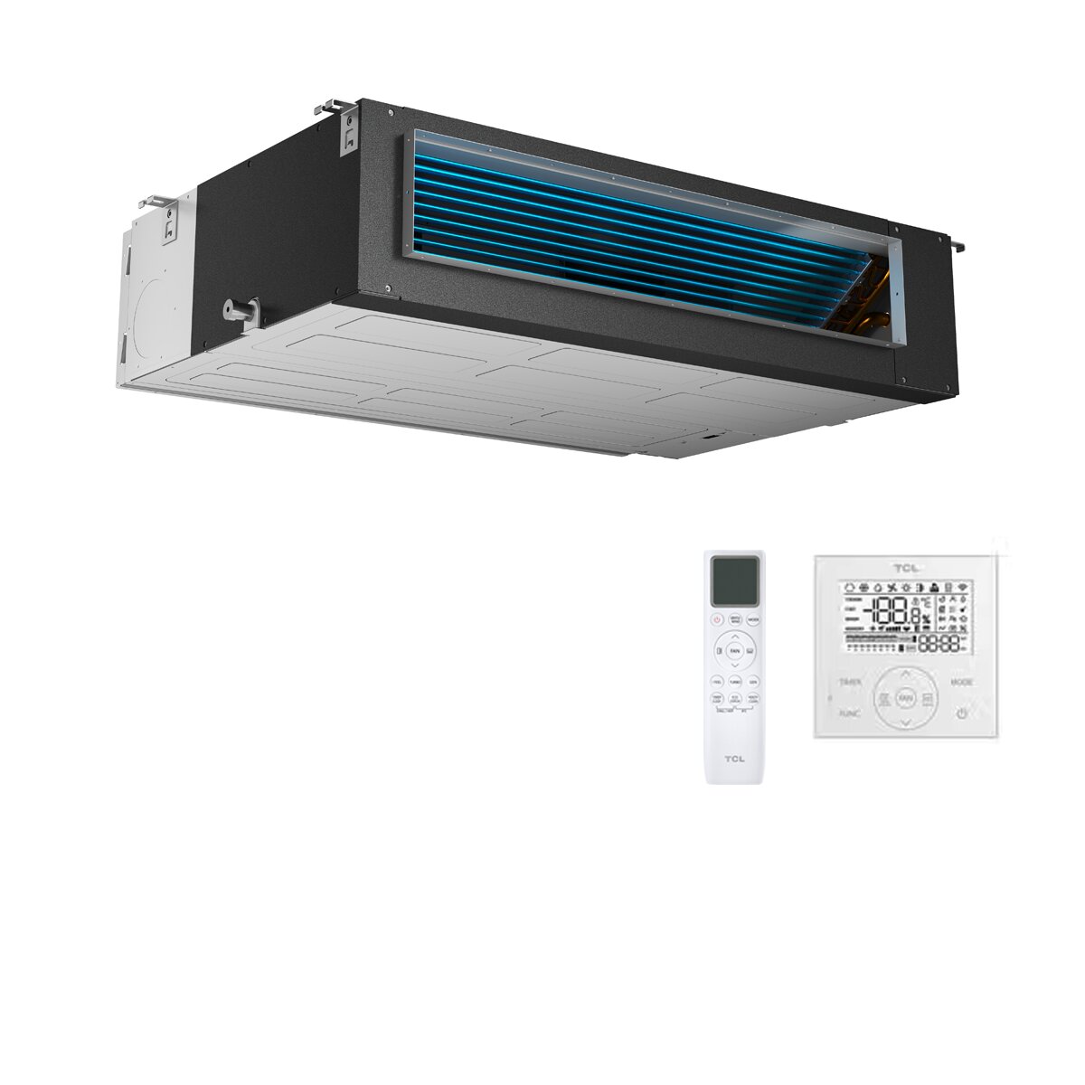 Climatiseur gainable TCL Série D Penta Split 9000+12000+12000+12000+18000 BTU Inverter A++ Wifi Unité externe 12,2 kW 