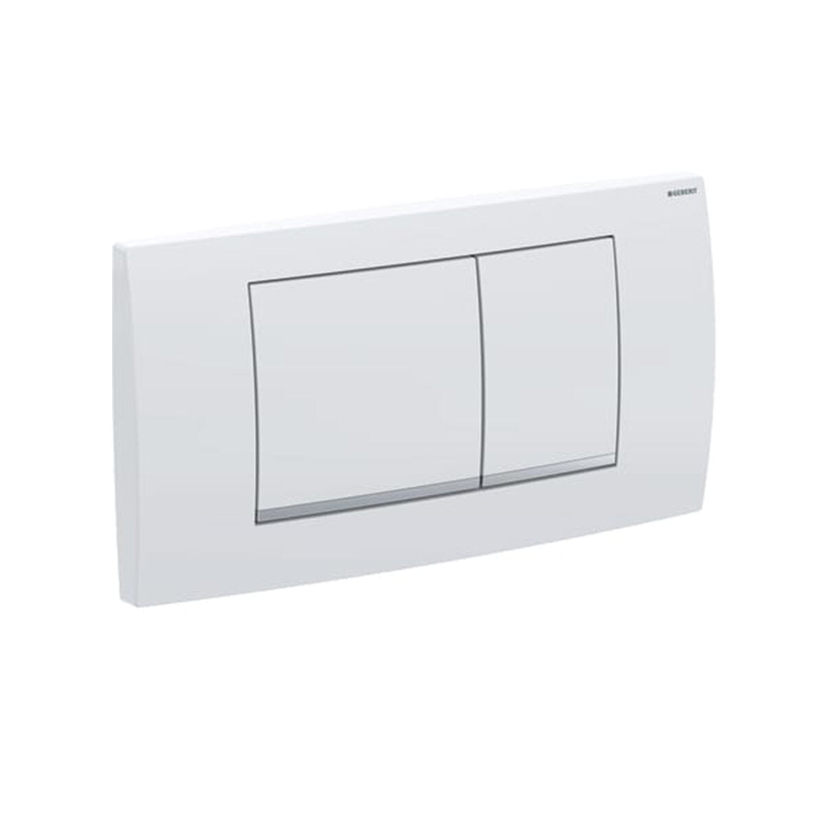 Geberit Twinline 30 white plate for two-quantity rinsing