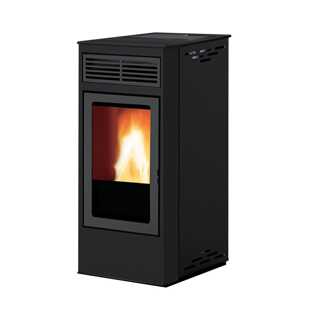 Italiana Camini Yulia 7 kW air pellet stove anthracite grey