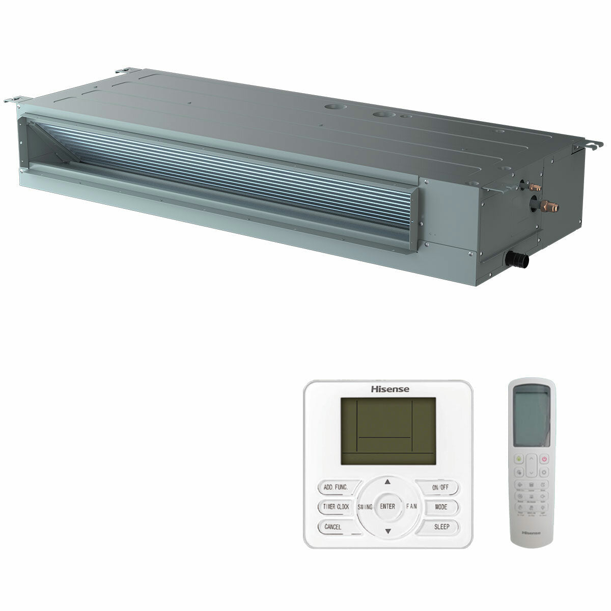Hisense air conditioner Ductable ADT penta split 9000+9000+9000+9000+12000 BTU inverter outdoor unit 12.5 kW