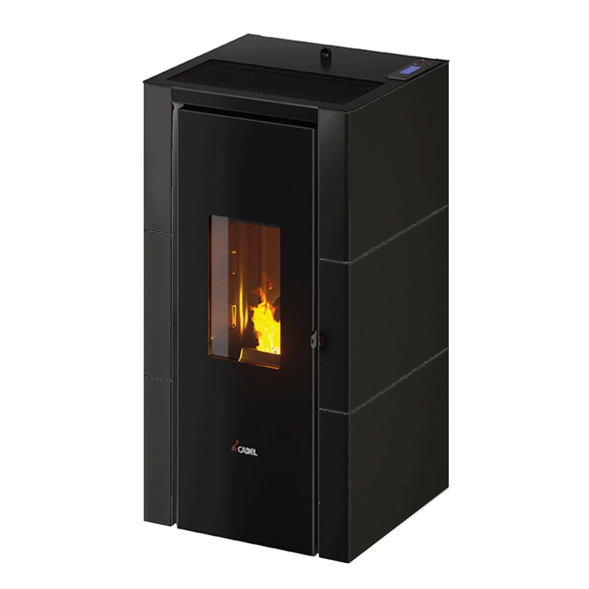 Poêle à granulés CADEL Cristal 7 air 7 kW - WiFi ANTHRACITE
