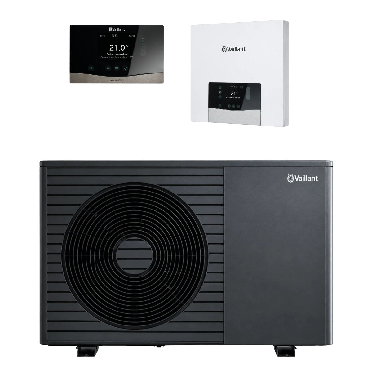 Vaillant aroTHERM pro VWL 85/7.1 8 kW 230 V einphasige Monoblock-Hochtemperatur-Luft-Wasser-Wärmepumpe R290 A++