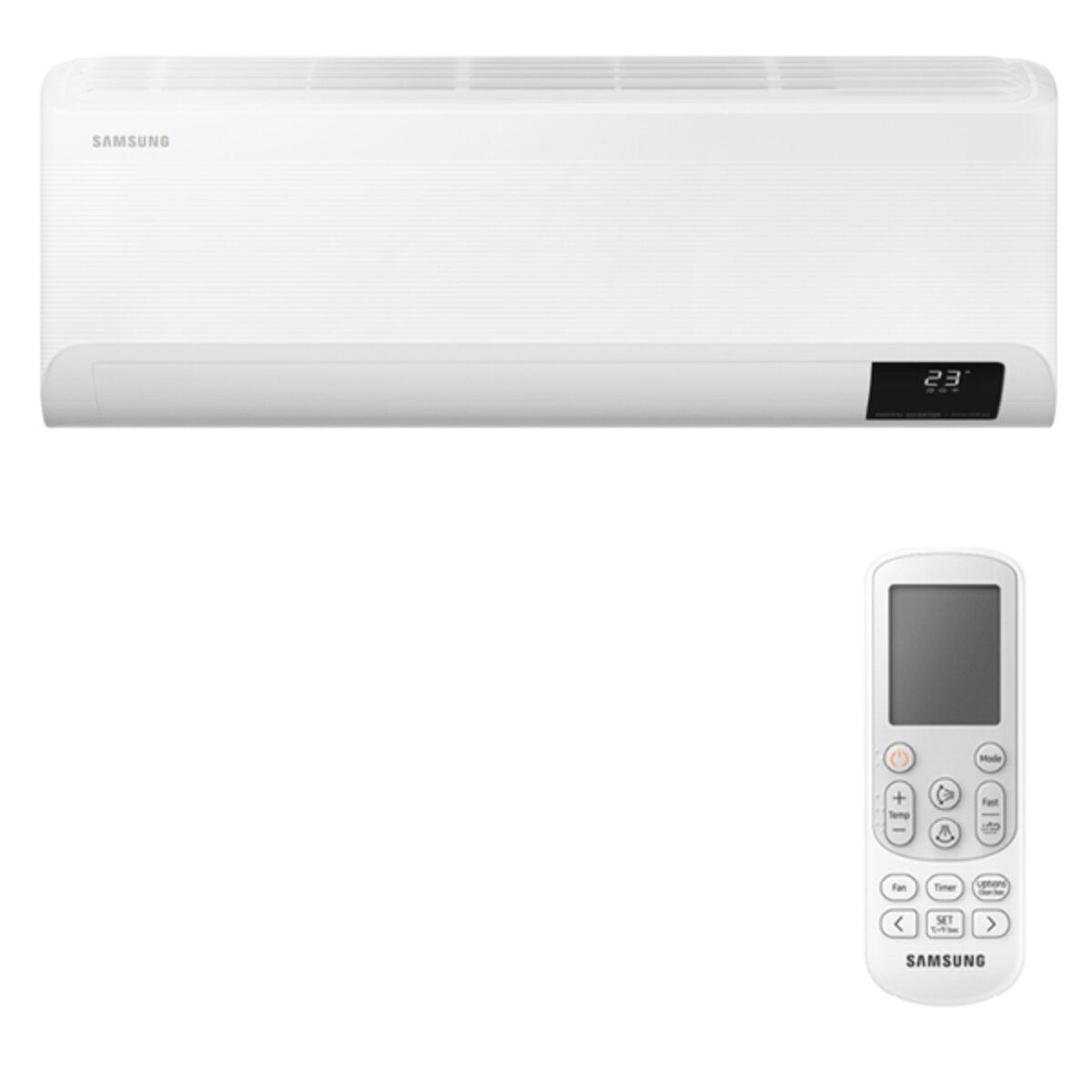 Samsung Cebu Wi-Fi Quadri Split-Klimaanlage 7000 + 9000 + 9000 + 9000 BTU Inverter A++ WLAN Außengerät 8,0 kW