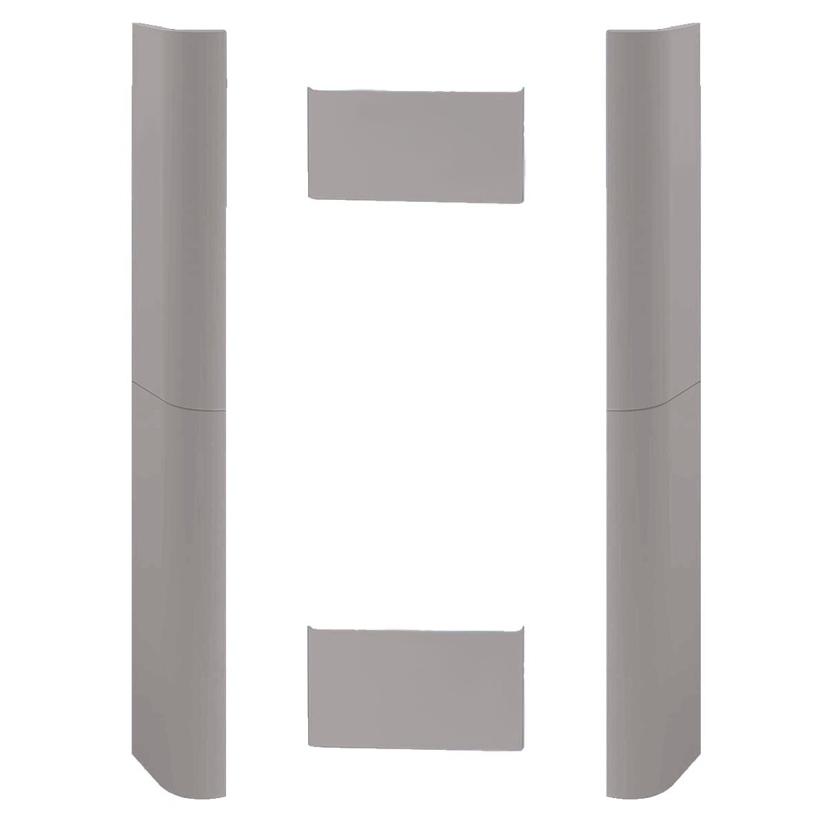 Edilkamin Tera H 25 Evo 25 kW WiFi Hydro Pelletkaminofen, matt hellgrau