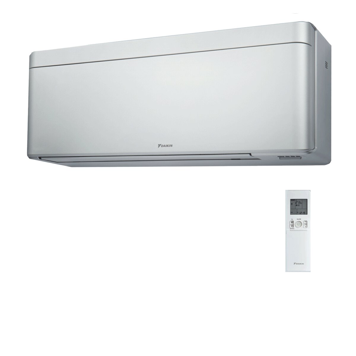 Daikin Stylish Silver penta split air conditioner 7000+9000+9000+9000+18000 BTU inverter A++ wifi external unit 7.8 kW