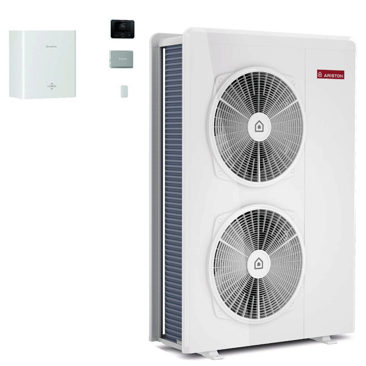 Ariston Nimbus M Hybrid Universal Net R32 12 kW Three-Phase Inverter A++ WiFi air-water heat pump