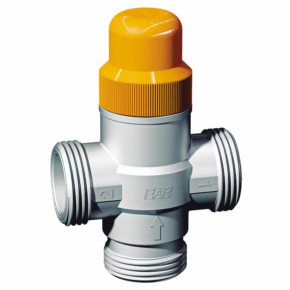 FAR thermostatic diverter for solar systems 1"