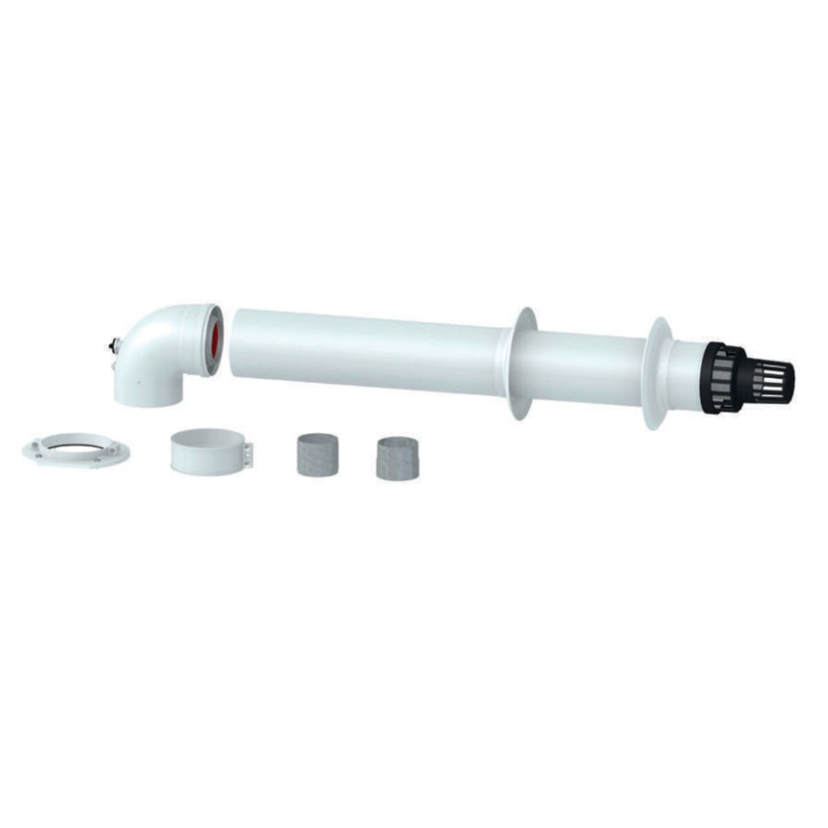 Kit coaxial universel Stabile ALC Ø60/100 - pour chauffe-eau à gaz à chambre étanche