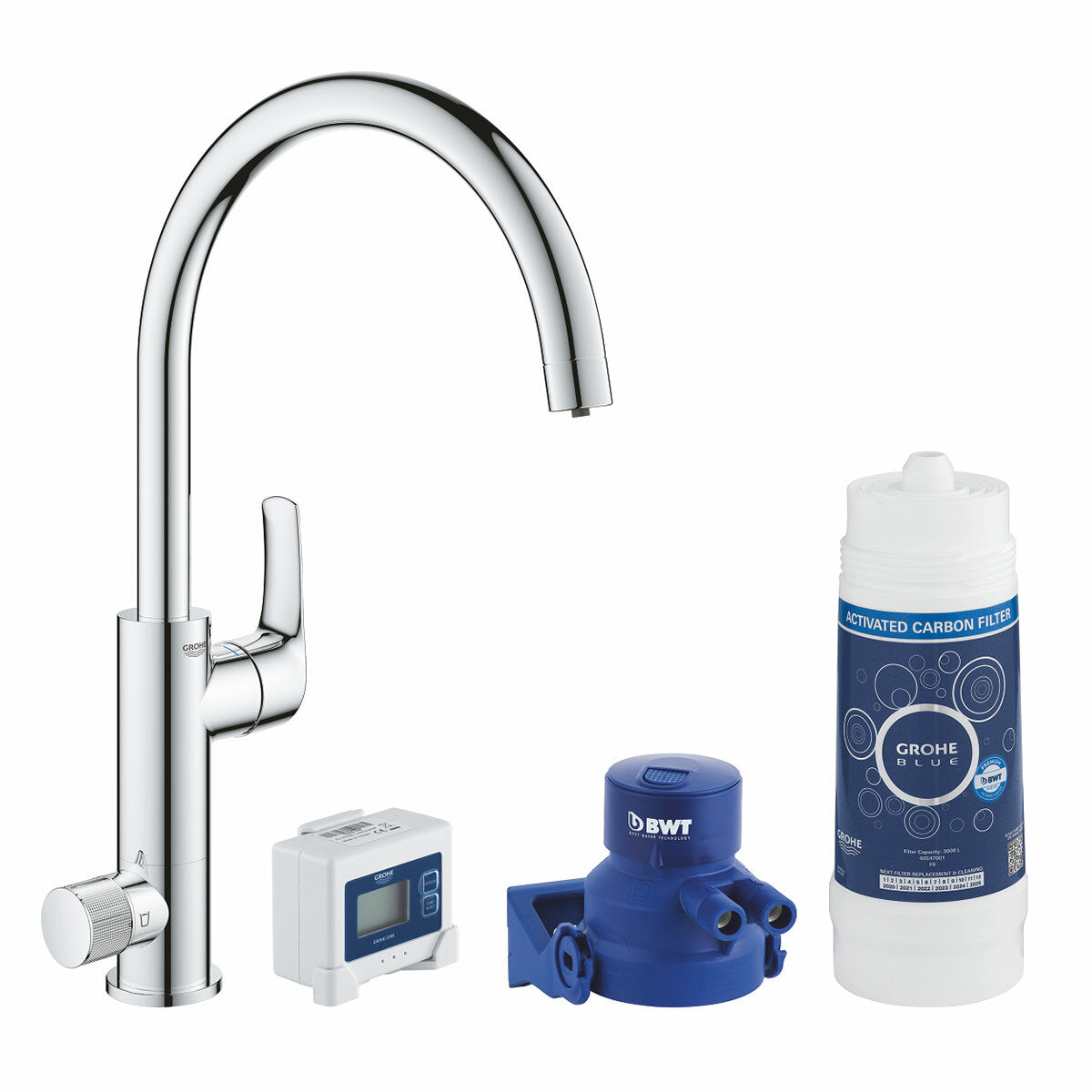 Grohe Blue Pure Eurosmart water purifier set kitchen sink mixer + filter