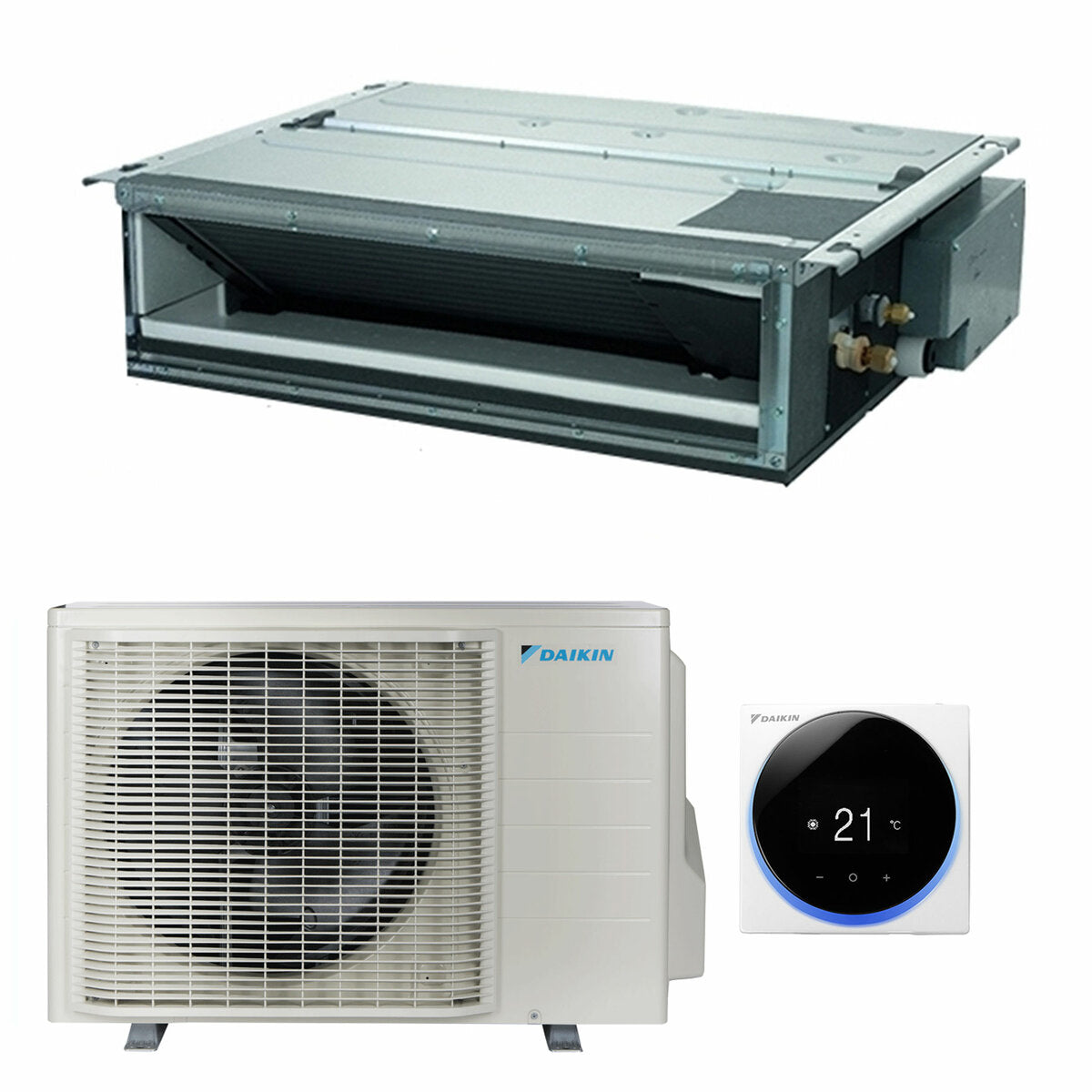 Daikin Mini Sky FDXM-F9 ductable air conditioner 18000 BTU inverter A+ R32 with wall control