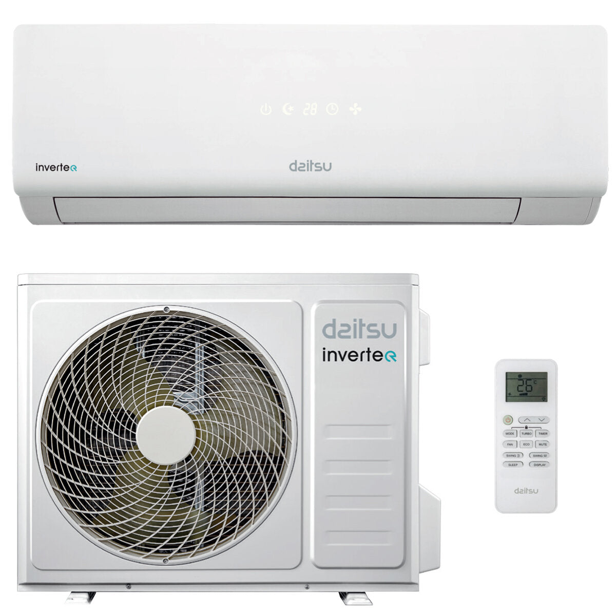 Climatiseur Daitsu - Groupe Fujitsu - Série ECO DT-2 9000 BTU R32 Inverter A++