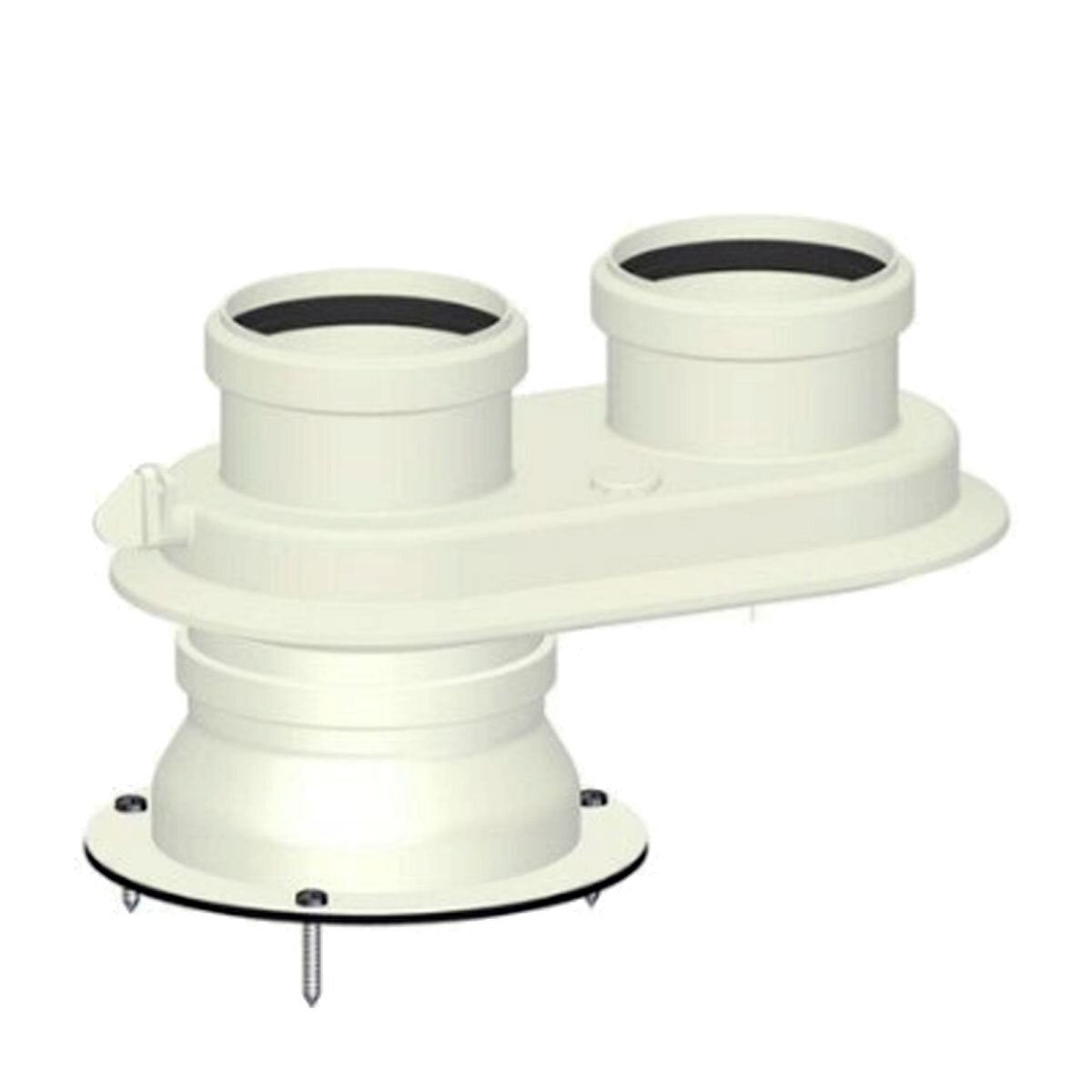 Bosch boiler installation kit with split flue, dirt separator, polyphosphate dispenser and neutralizing cartridge