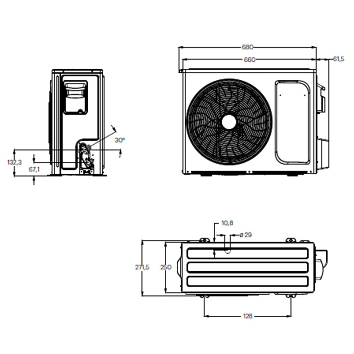 Unité extérieure Grundig PROLOGUE GR-4 12 000 BTU R32 Inverter A++/A+