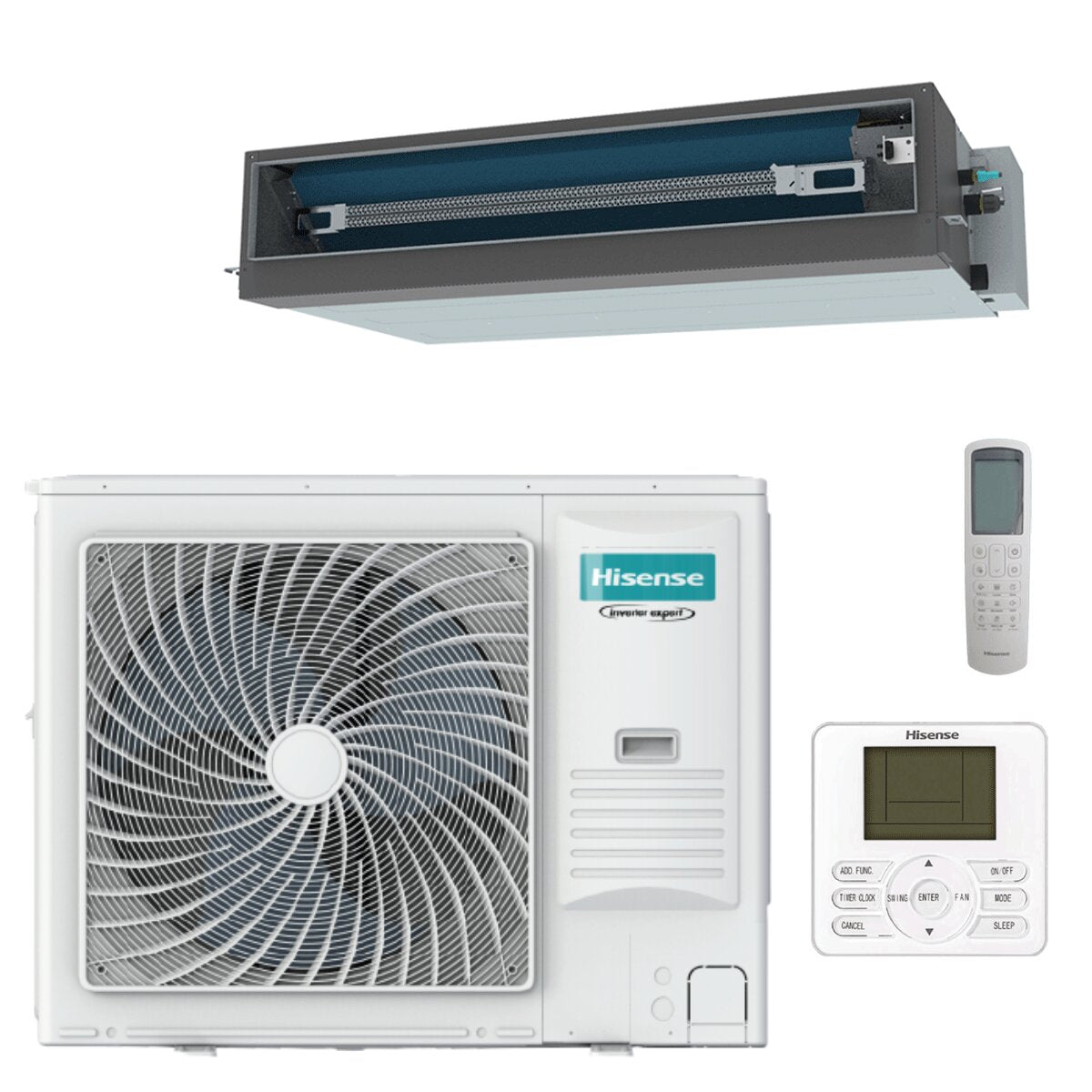 Climatiseur gainable Hisense ADT 36 000 BTU R32 Inverter A++