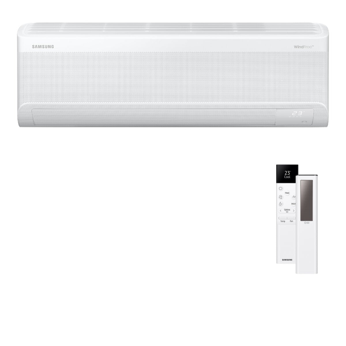 Samsung Windfree Elite S2 trial split air conditioner 7000+7000+12000 BTU inverter A++ wifi external unit 5.2 kW