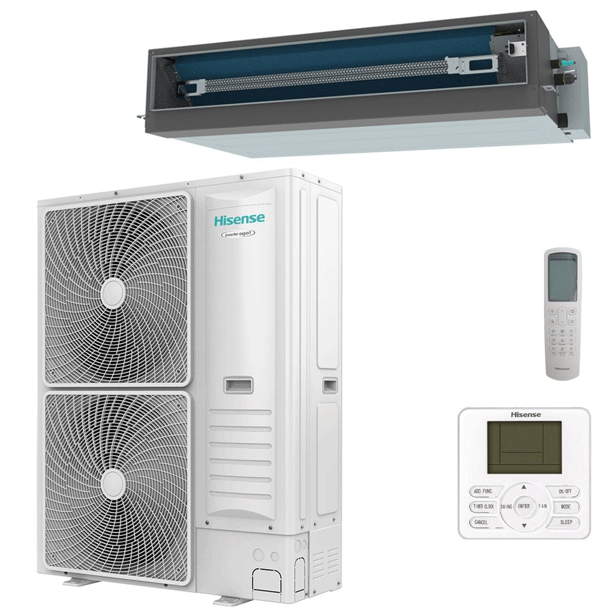 Hisense Climatiseur Gainable ADT 36000 BTU R32 Turbo Inverter A++