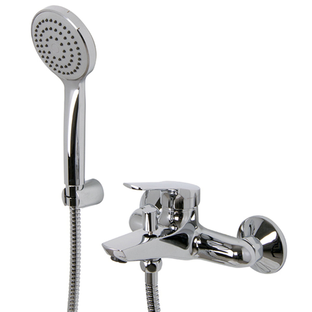 Fima Carlo Frattini series 4 external two-way diverter bath mixer with shower set