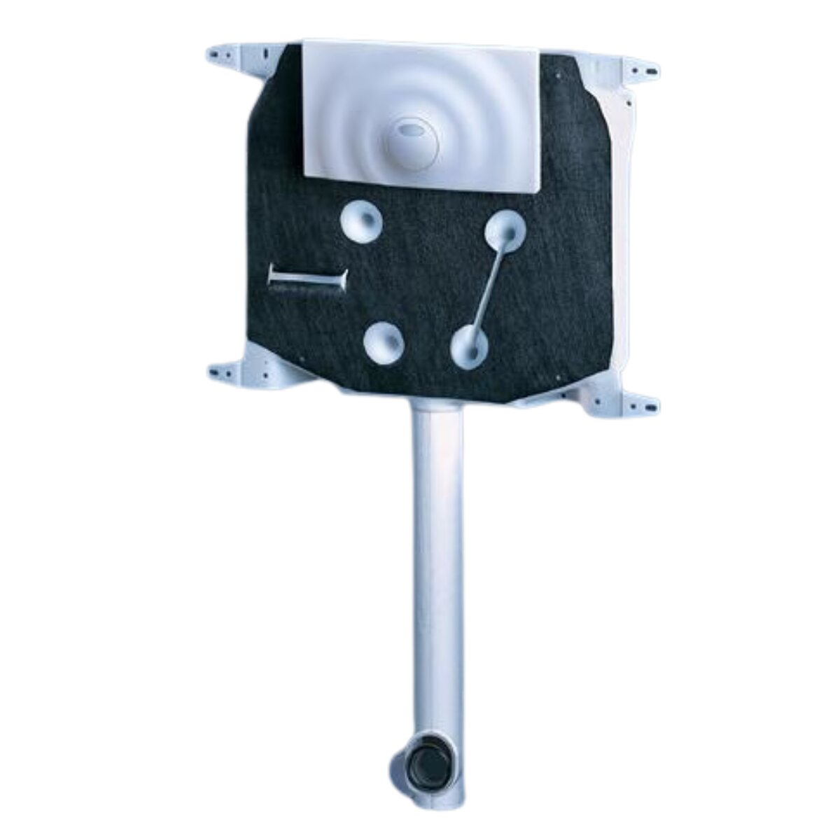 Kit de réservoir de toilette encastré à double chasse Grohe + plaque chromée Surf G