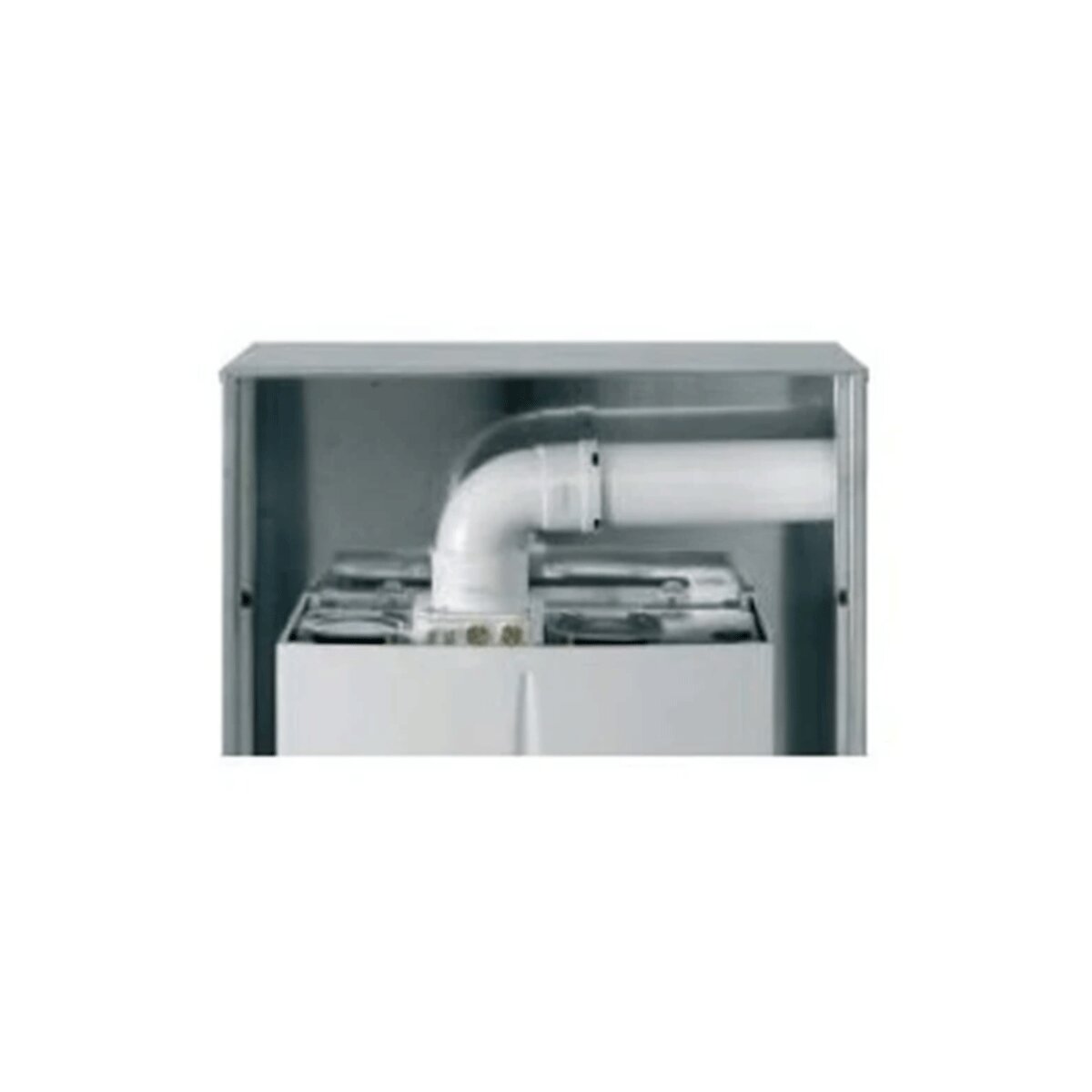 Kit d'évacuation horizontale Immergas pour chaudières à condensation 0,5 m Ø 80