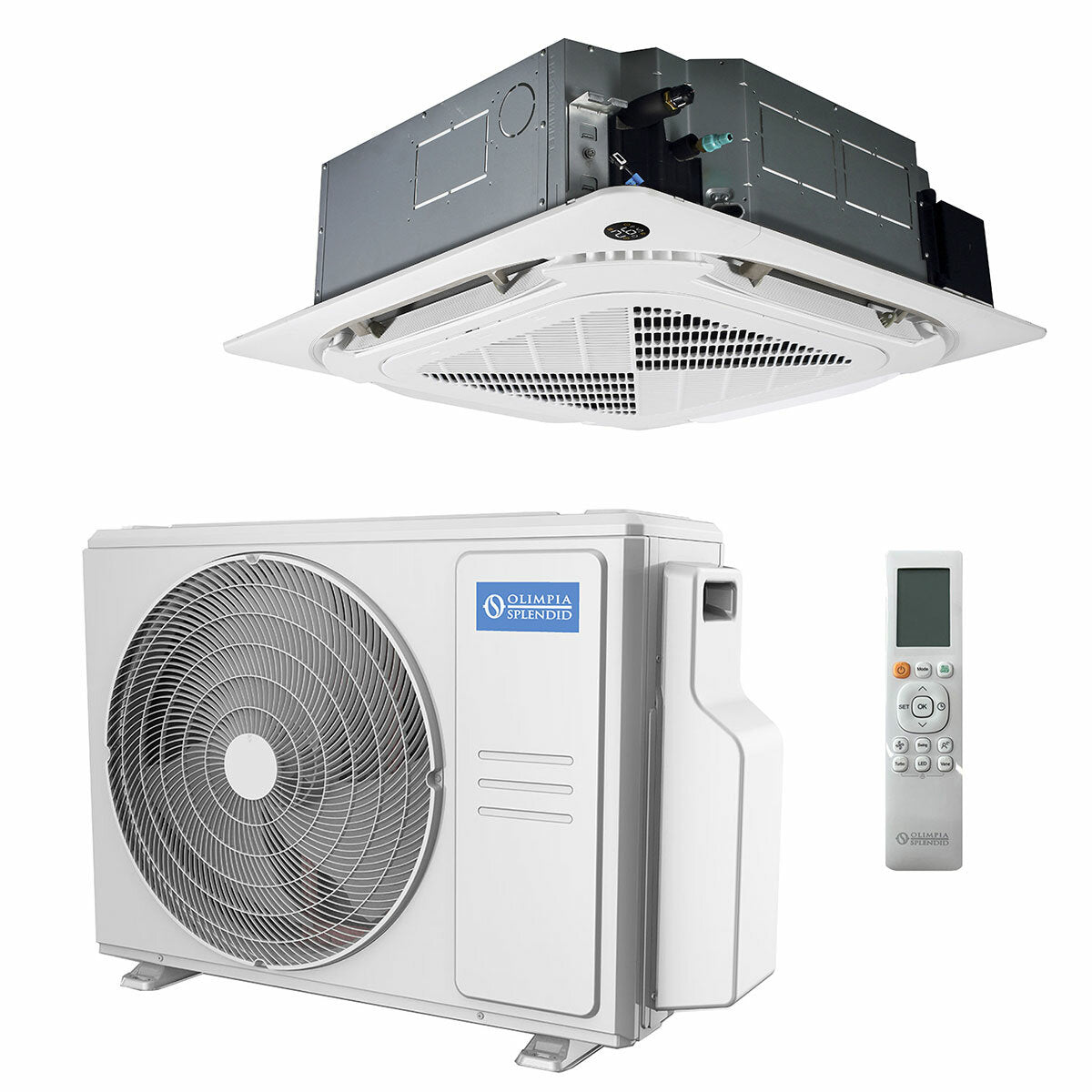 Olimpia Splendid Nexya S5 E Cassette 4-Wege-klimagerät 36.000 BTU Inverter A++ R32