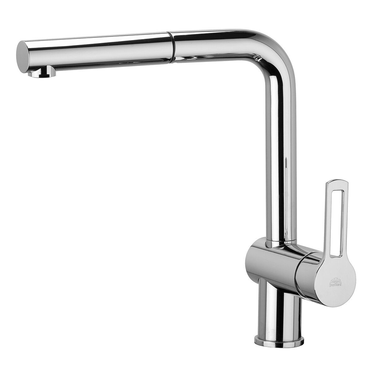 Paffoni RINGO RIN 185 sink mixer with single-jet pull-out shower